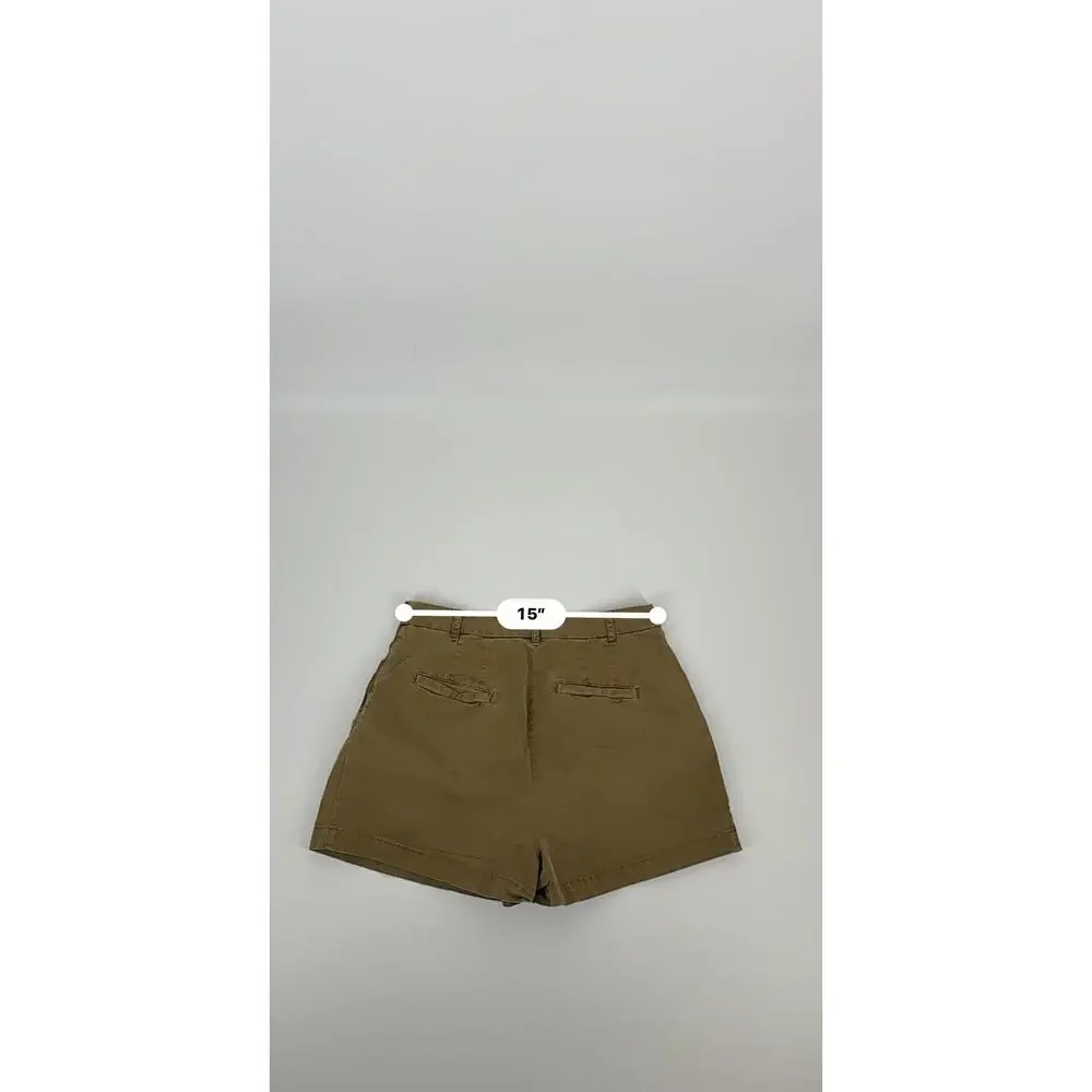 Anthropologie Olive Shorts (B51#13) - Picture 3 of 12
